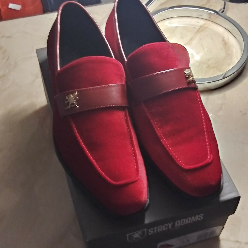 Brand New Suede Stacy Adams loafers!